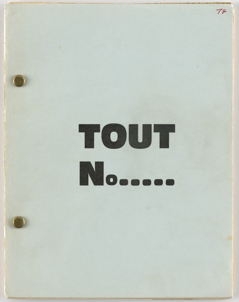 Tout, no. 15