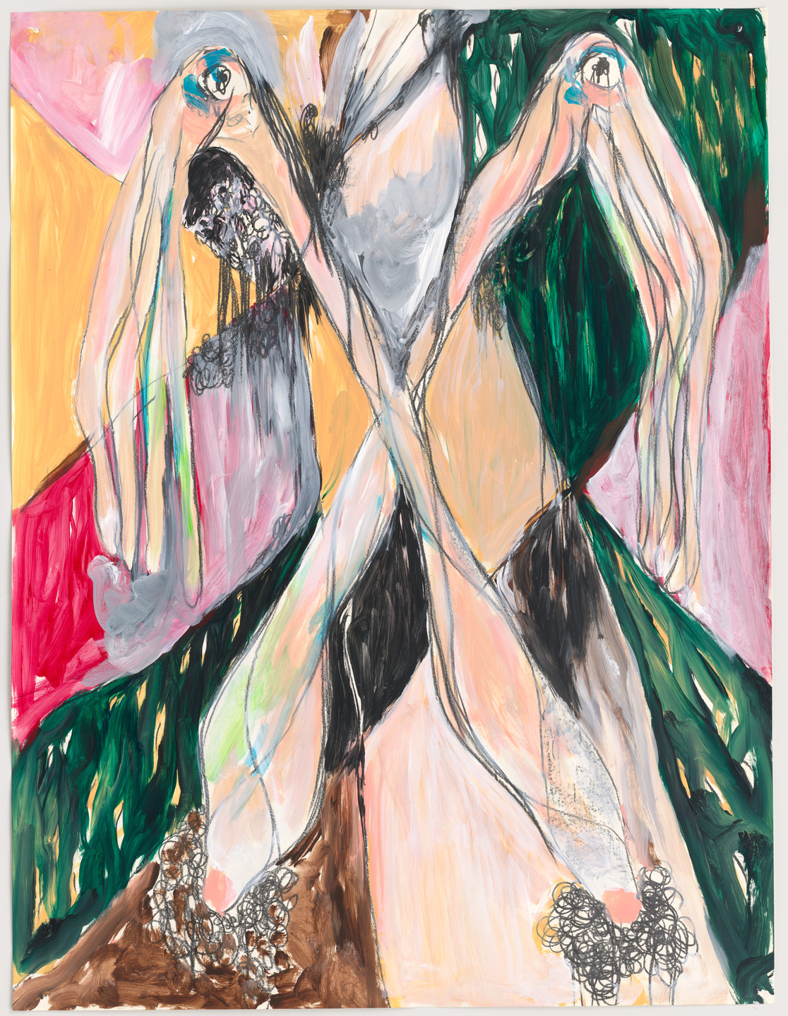 Naotaka Hiro. Untitled (Crisscross). 2017