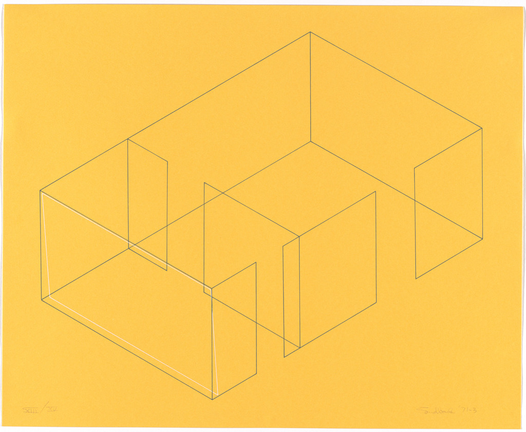 Untitled from Eight Variations for Heiner Friedrich Gallery (Acht Variationen für die Galerie Heiner Friedrich), Fred Sandback, 1971–73