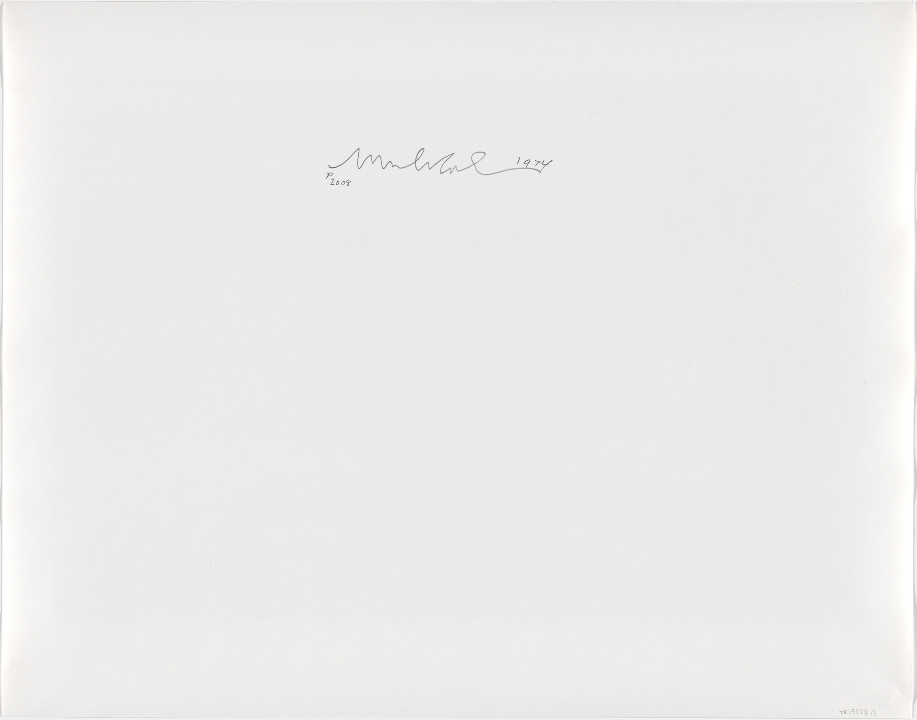 Mark Cohen. Untitled. 1974