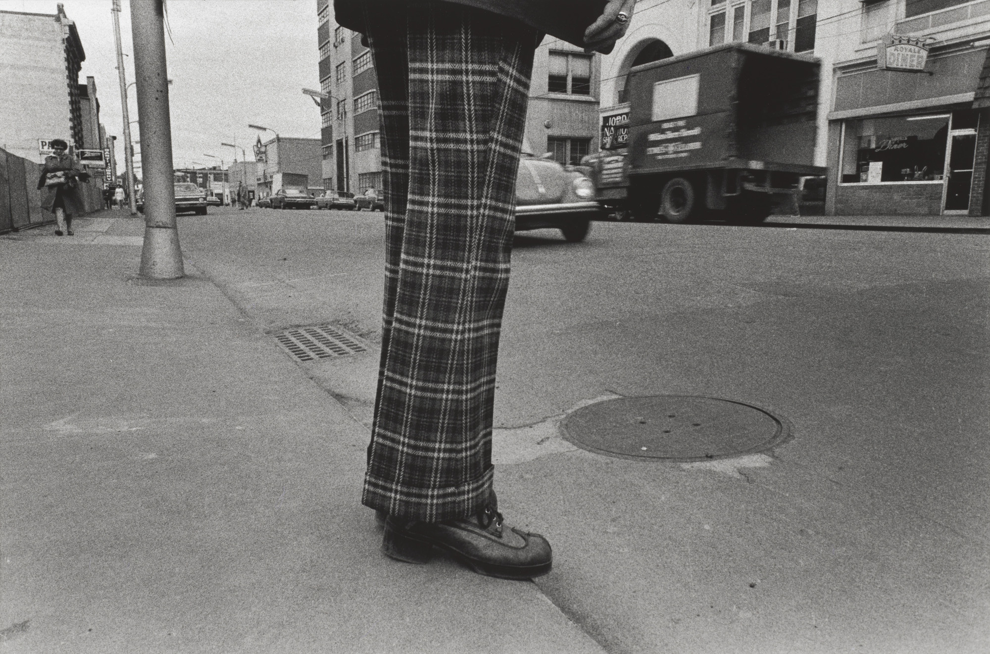 Mark Cohen. Plaid Slacks