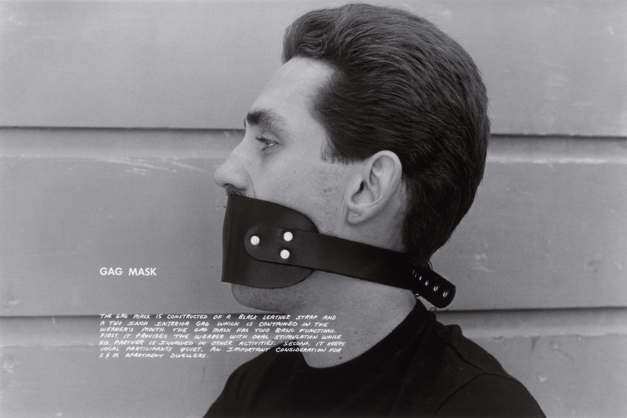 Hal Fischer. Gag Mask