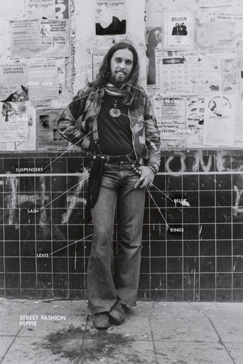 Hal Fischer. Street Fashion: Hippie. 1977