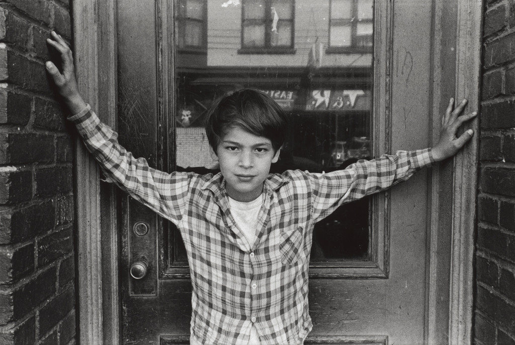 Boy in Doorway, Mark Cohen, 1974