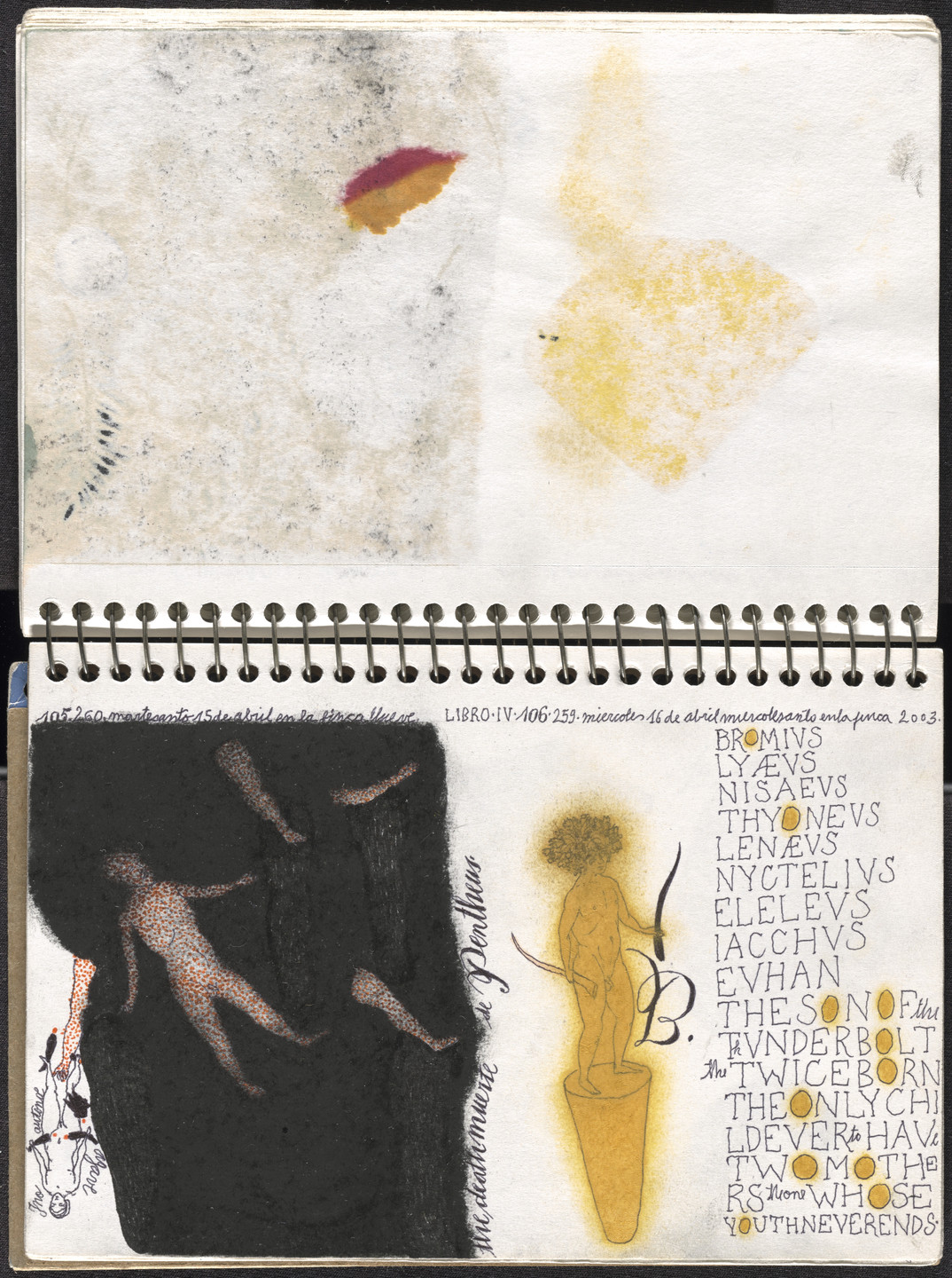 José Antonio Suárez Londoño. Metamorphoses Ovid I (Metamorfosis Ovidio I). 2003
