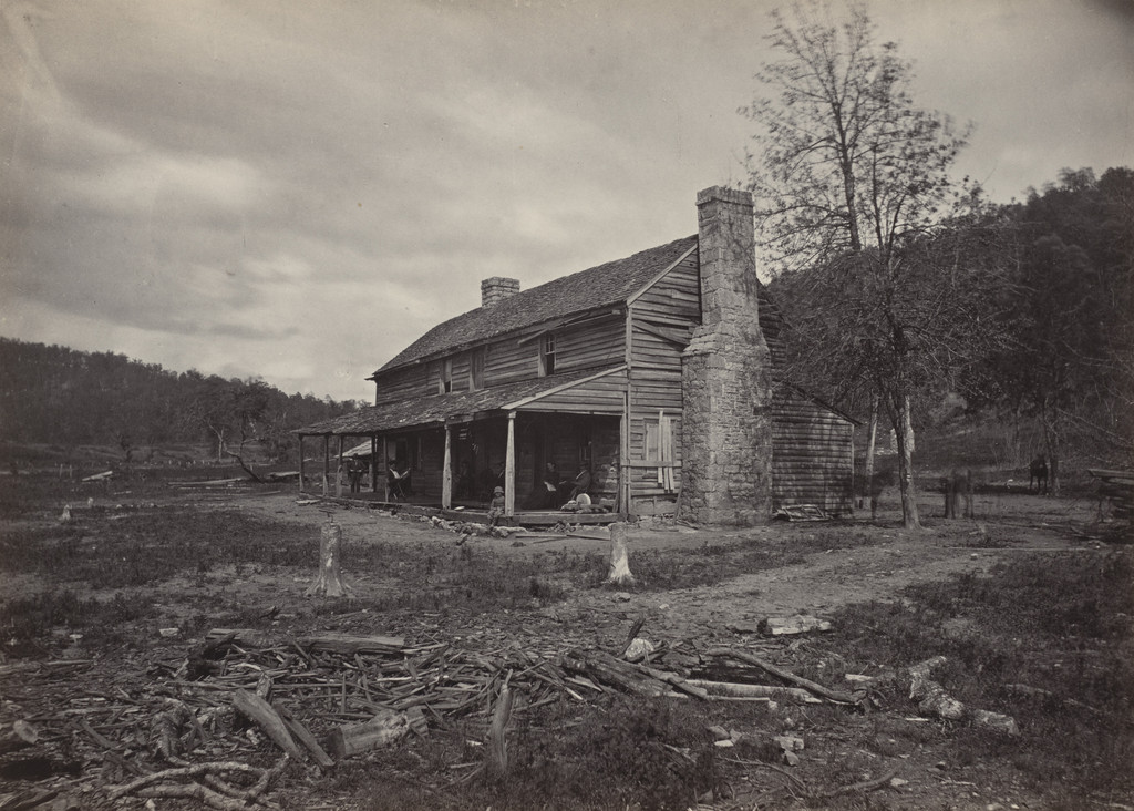 The John Ross House from the album Photographic Views of Sherman's Campaign