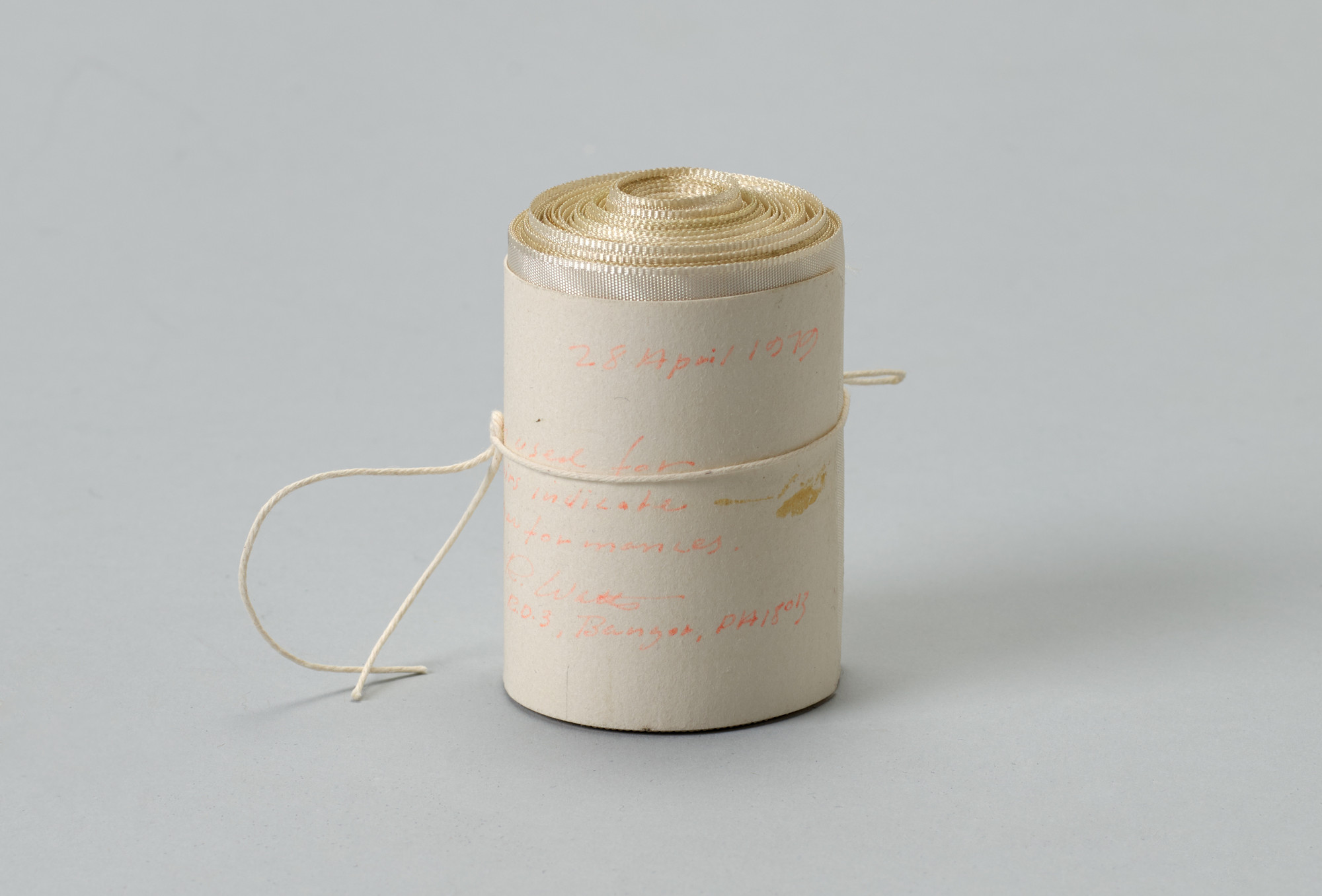 Robert Watts. Two Inches, 2&#34;, Ribbon for Event 2&#34;. 1964–79