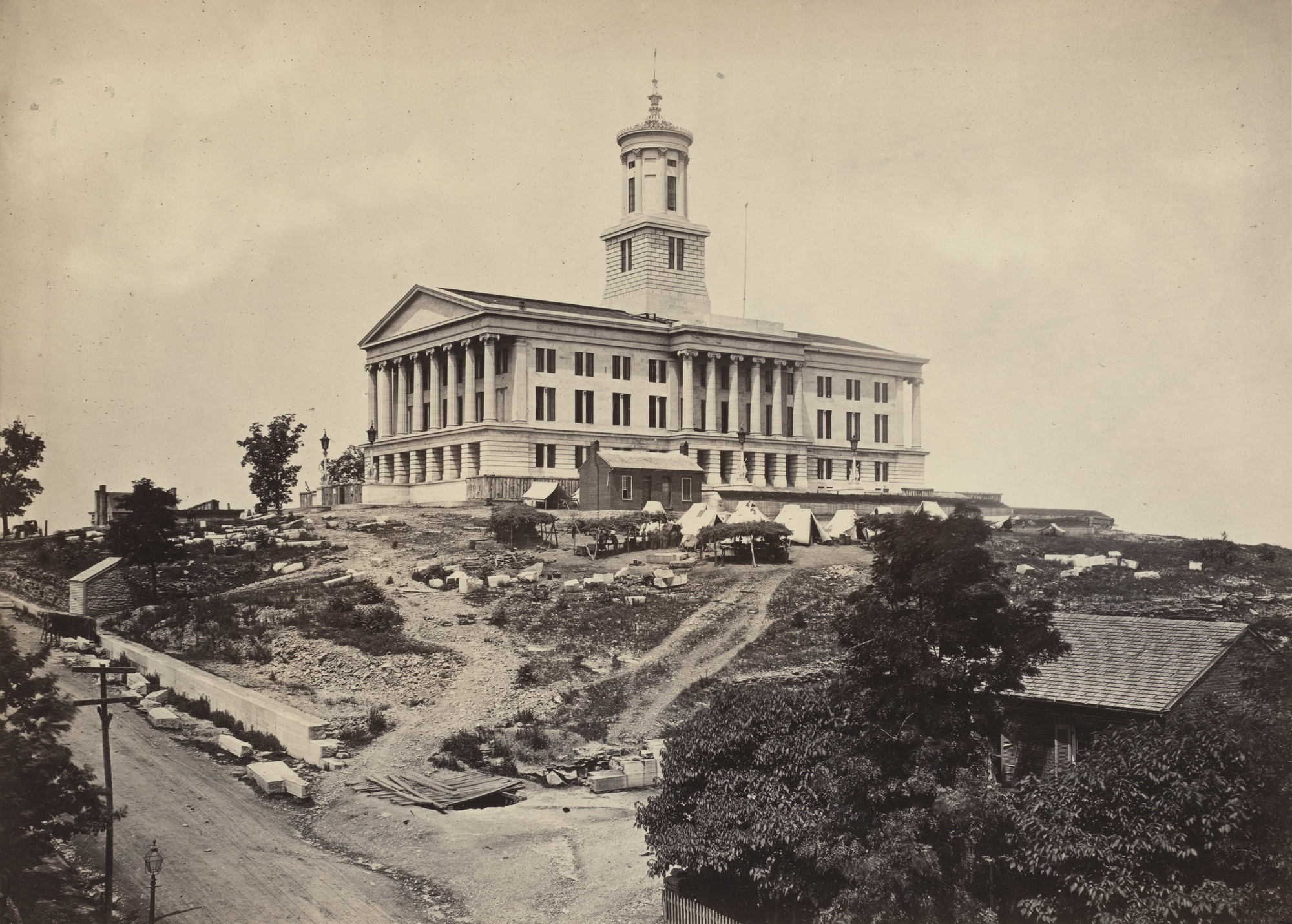 George N. Barnard. The &#34;Capitol,&#34; Nashville, Tennessee from the album Photographic Views of Sherman&#39;s Campaign. 1864-65
