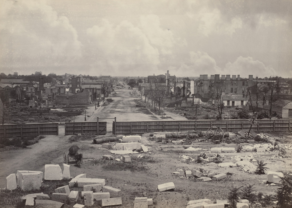 Columbia, from the Captiol from the album Photographic Views of Sherman's Campaign