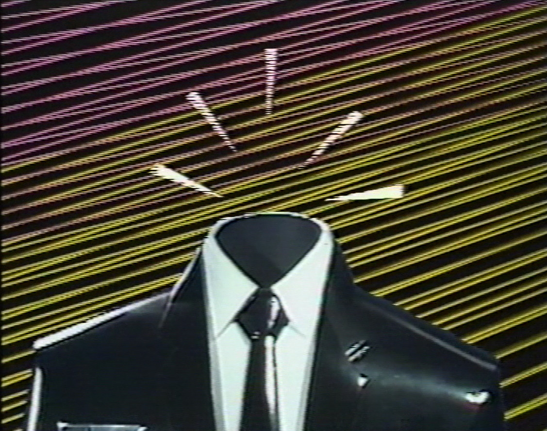 Rocky Morton, Annabel Jankel, George Stone, Matt Frewer. The Max Headroom Show: series 1, episode 5. 1985