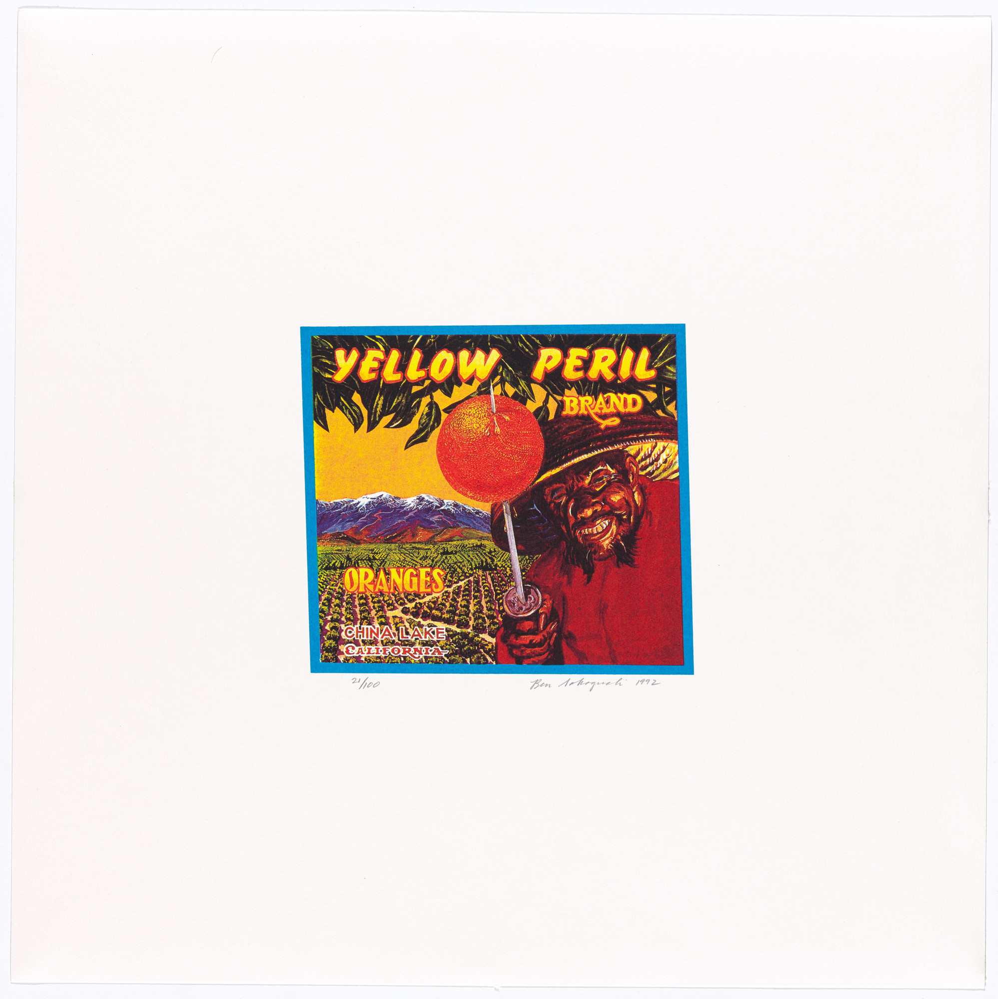 Ben Sakoguchi. Yellow Peril from 10: Artist as Catalyst