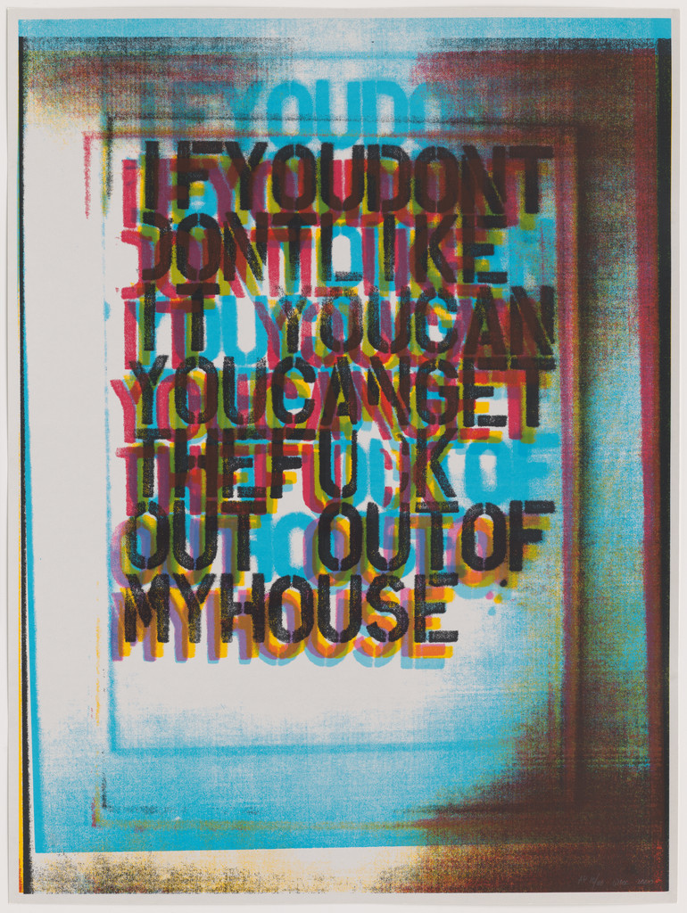 My House II, Christopher Wool, 2000