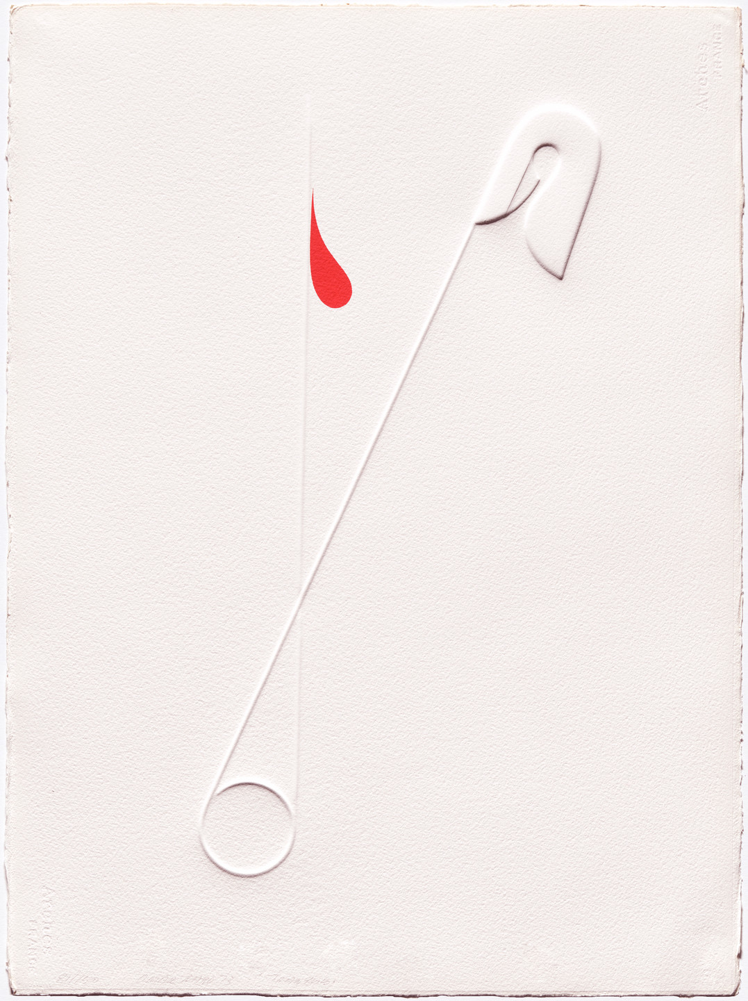 Omar Rayo. Quiet (Tranquilo) from AGPA 73: Pan American Graphic Arts (AGPA 73: Artes gráficas panamericanas). 1973