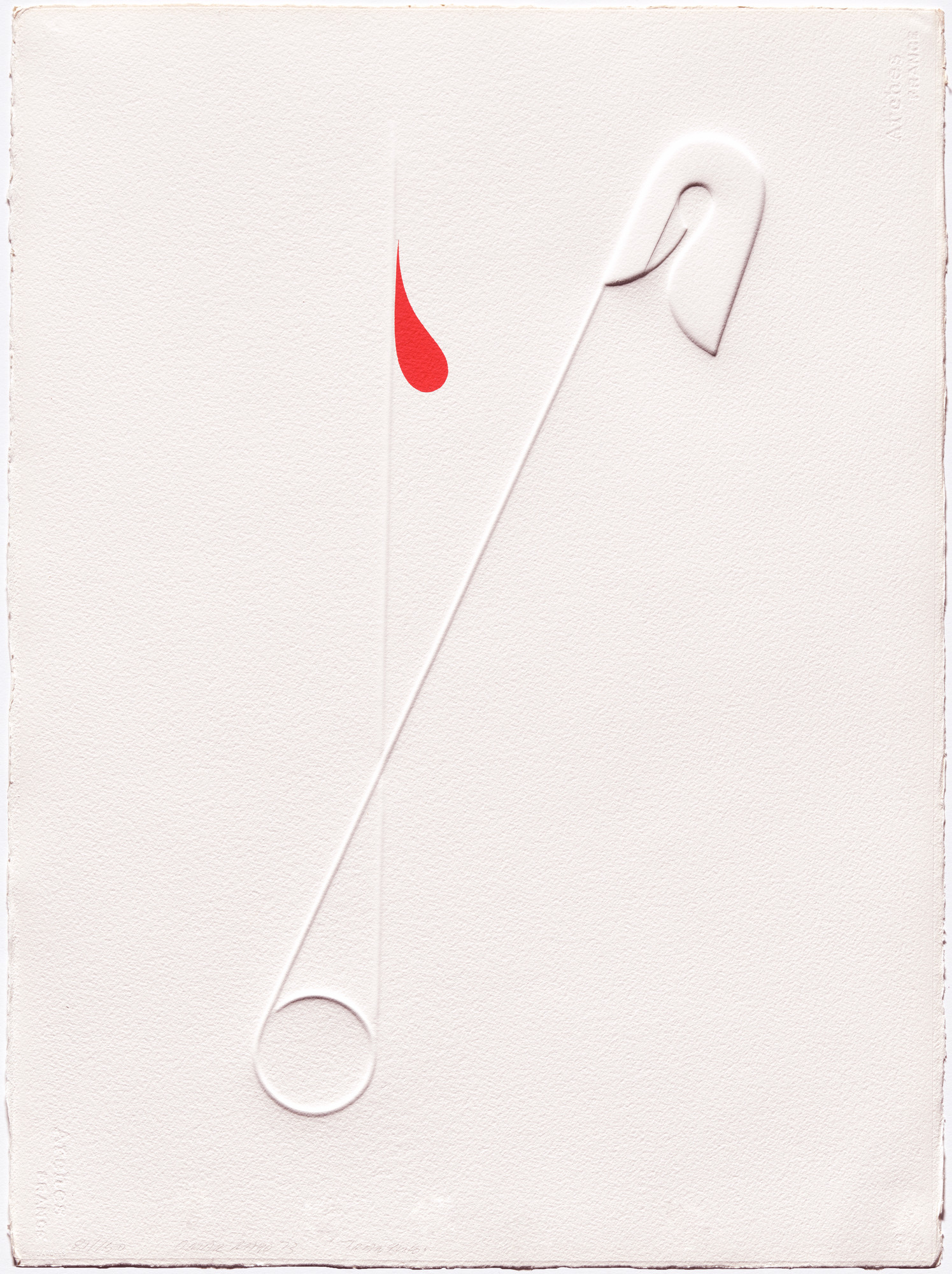 Omar Rayo. Quiet (Tranquilo) from AGPA 73: Pan American Graphic Arts (AGPA 73: Artes gráficas panamericanas)
