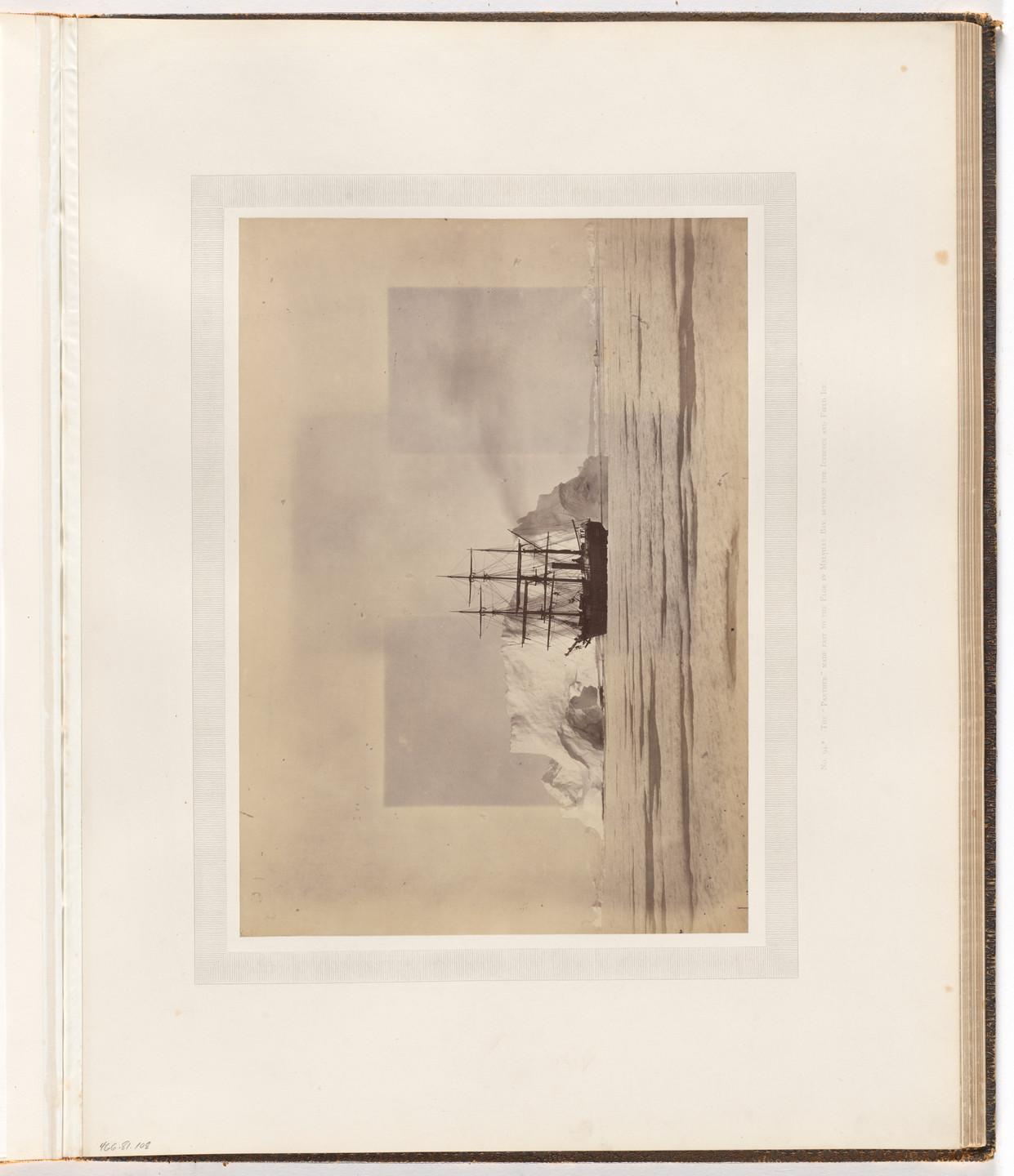 George P. Critcherson, John L. Dunmore, William Bradford. "The "Panther" made fast to the floe in Melville Bay". 1869