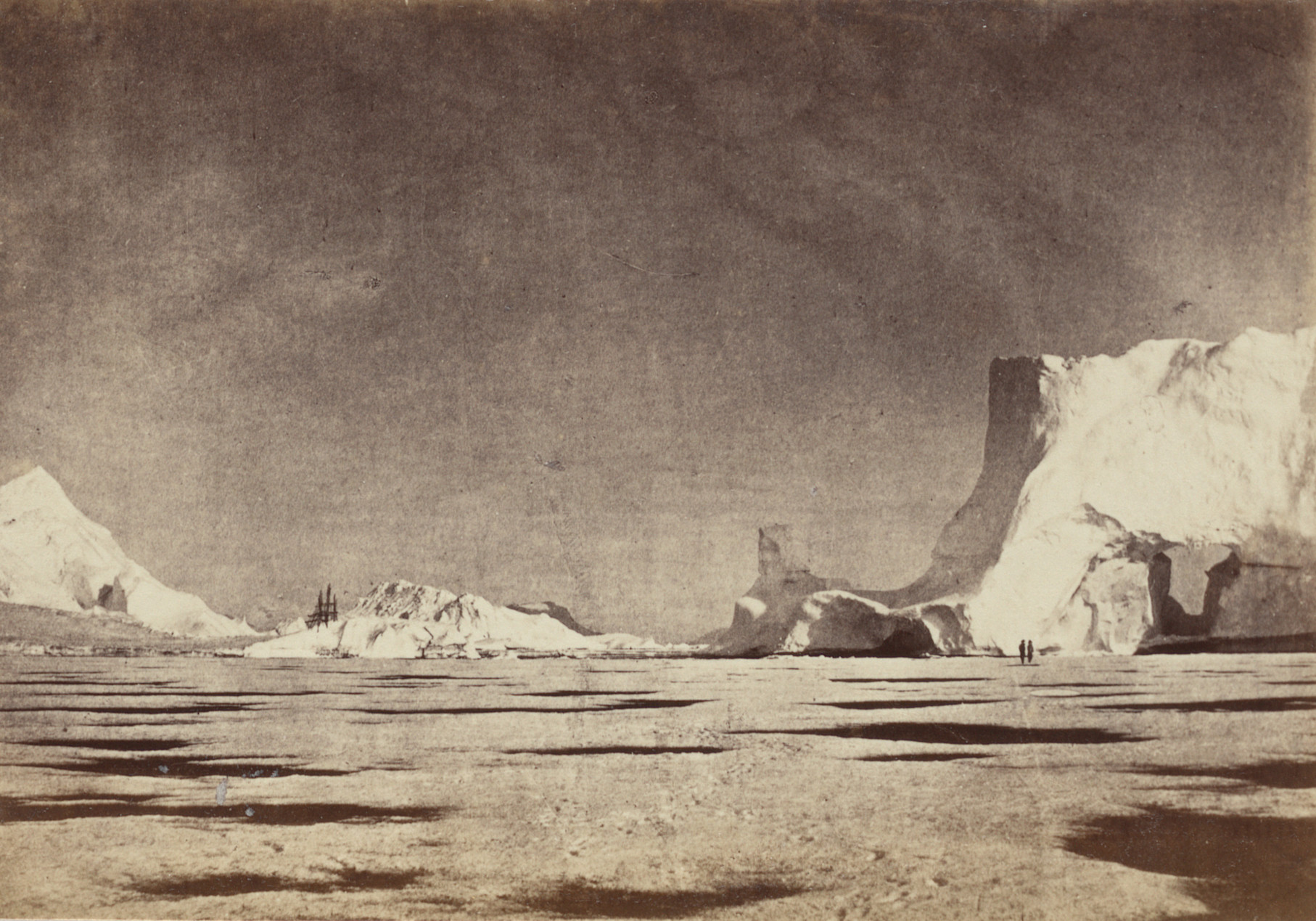 George P. Critcherson, John L. Dunmore, William Bradford. "Among the field ice and icebergs in August"