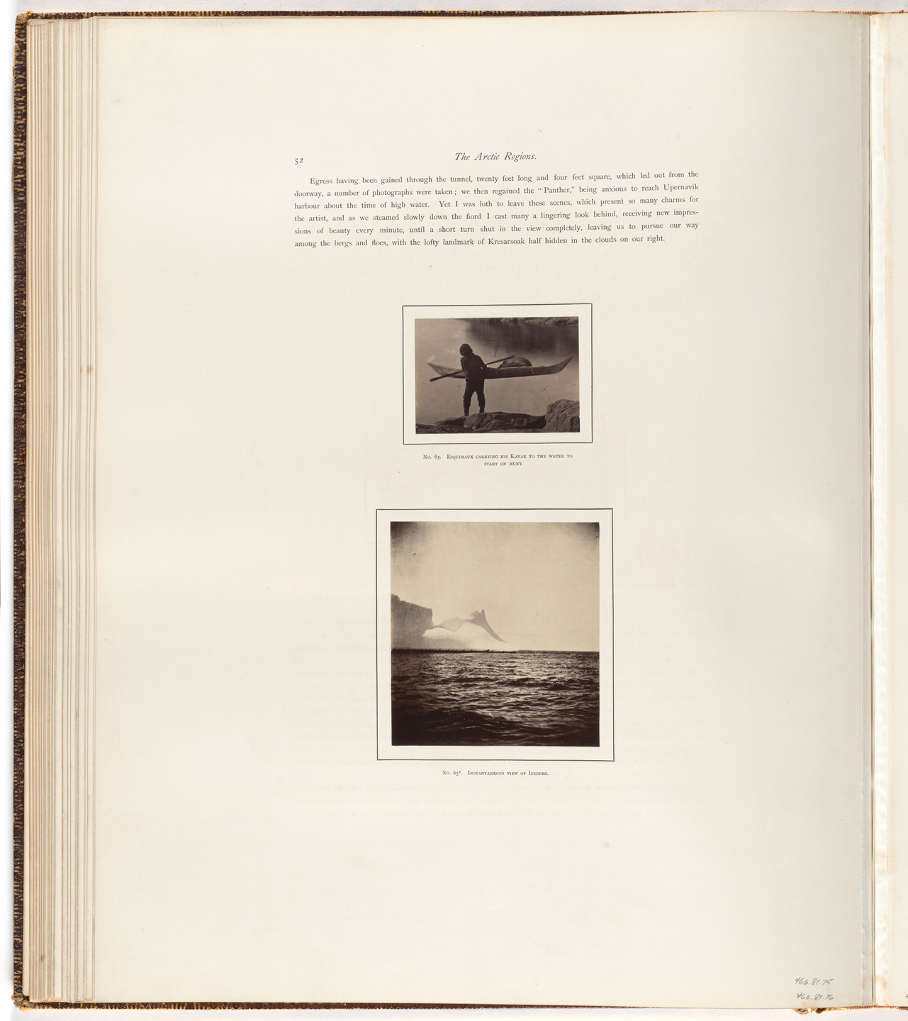 George P. Critcherson, John L. Dunmore, William Bradford. The Arctic Regions. 1869