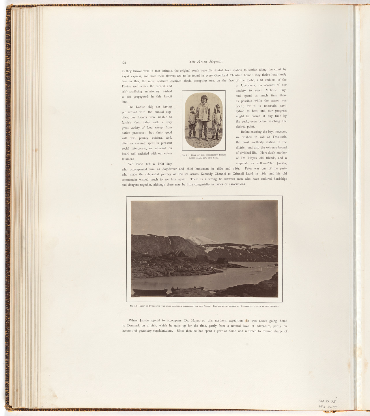 George P. Critcherson, John L. Dunmore, William Bradford. The Arctic Regions. 1869