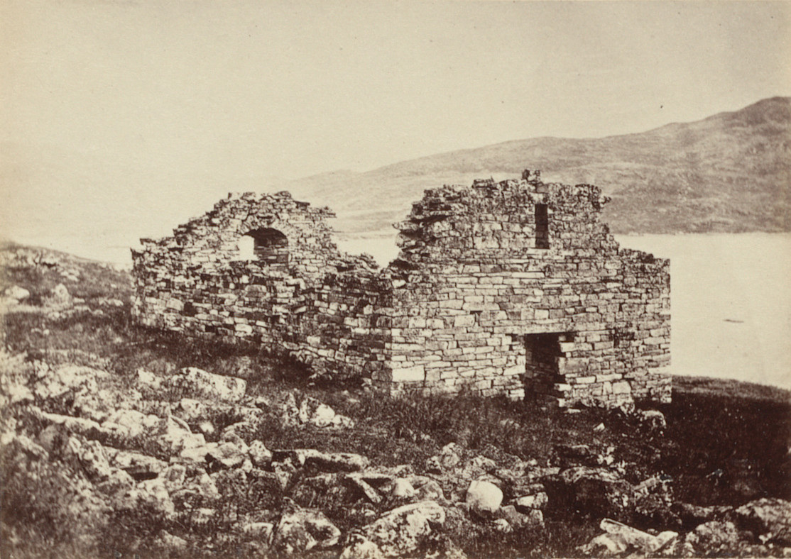 George P. Critcherson, John L. Dunmore, William Bradford. “View of the ruins looking across the fiord”