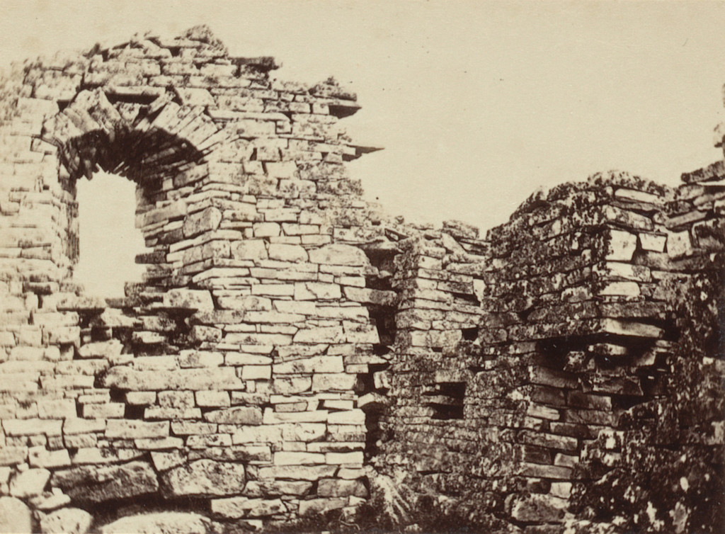 “Interior view of the end of the church”