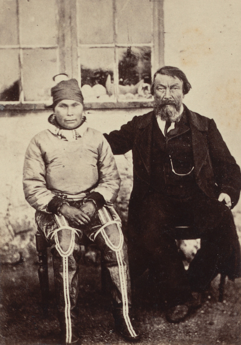 George P. Critcherson, John L. Dunmore, William Bradford. “Peter Motzfeldt and wife”. 1869