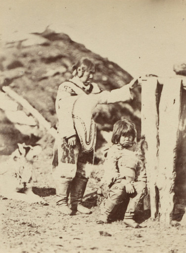 "Esquimaux Mother and Her Fair-Haired Daughter"