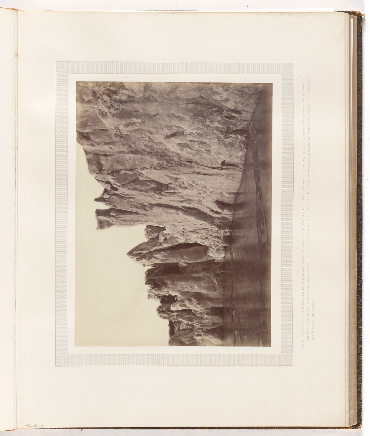 George P. Critcherson, John L. Dunmore, William Bradford. "Front view of the glacier". 1869