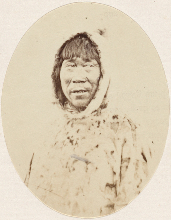 George P. Critcherson, John L. Dunmore, William Bradford. "Head of an Esquimaux Man". 1869