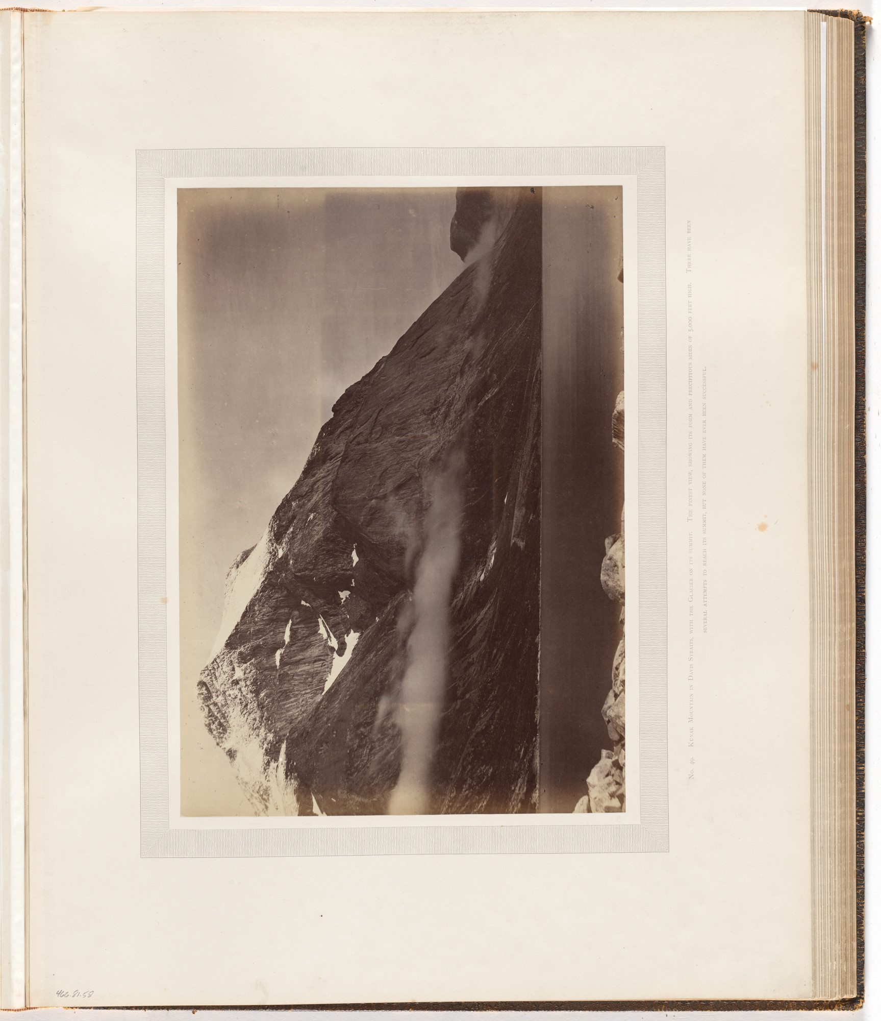 George P. Critcherson, John L. Dunmore, William Bradford. "Kunak mountain in Davis Straits"