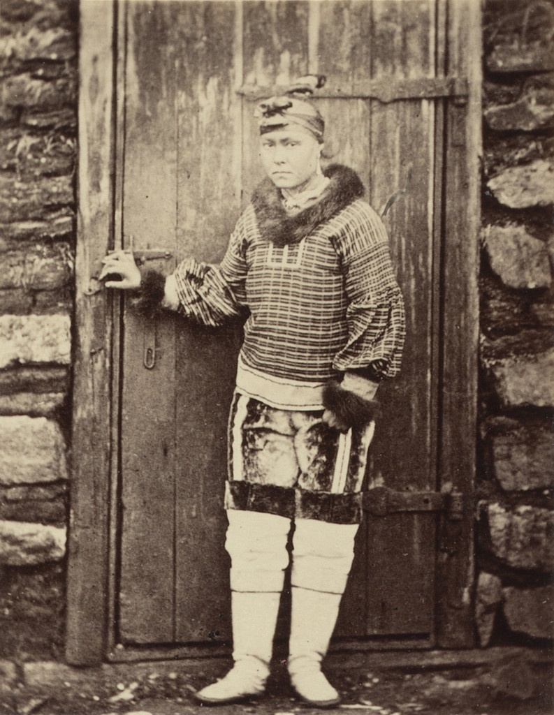 "Young Esquimaux woman, one of the fair dancers"