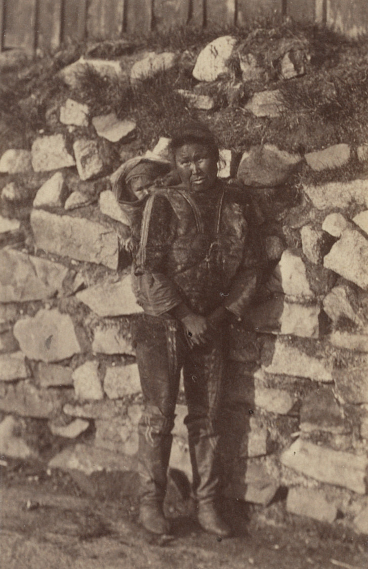 George P. Critcherson, John L. Dunmore, William Bradford. "The ugliest looking Esquimaux woman we found". 1869