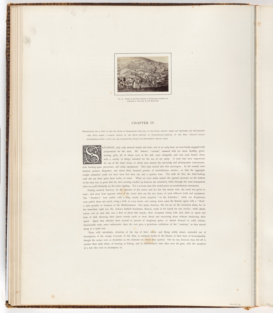 “Ruins of the old church at Krakortok”