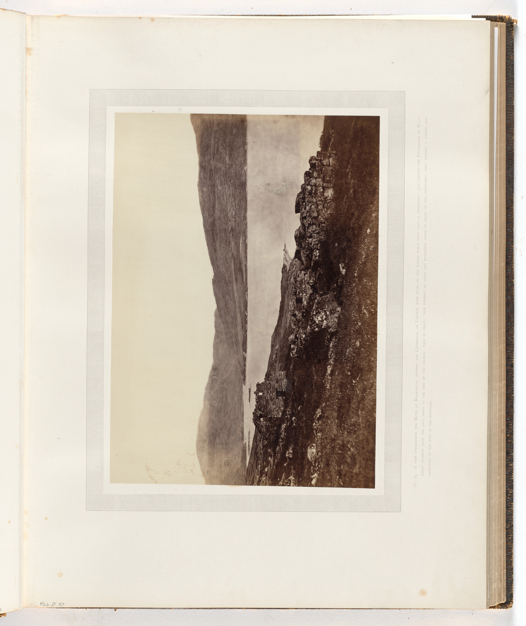 George P. Critcherson, John L. Dunmore, William Bradford. “A view overlooking the ruins at Krakortok”