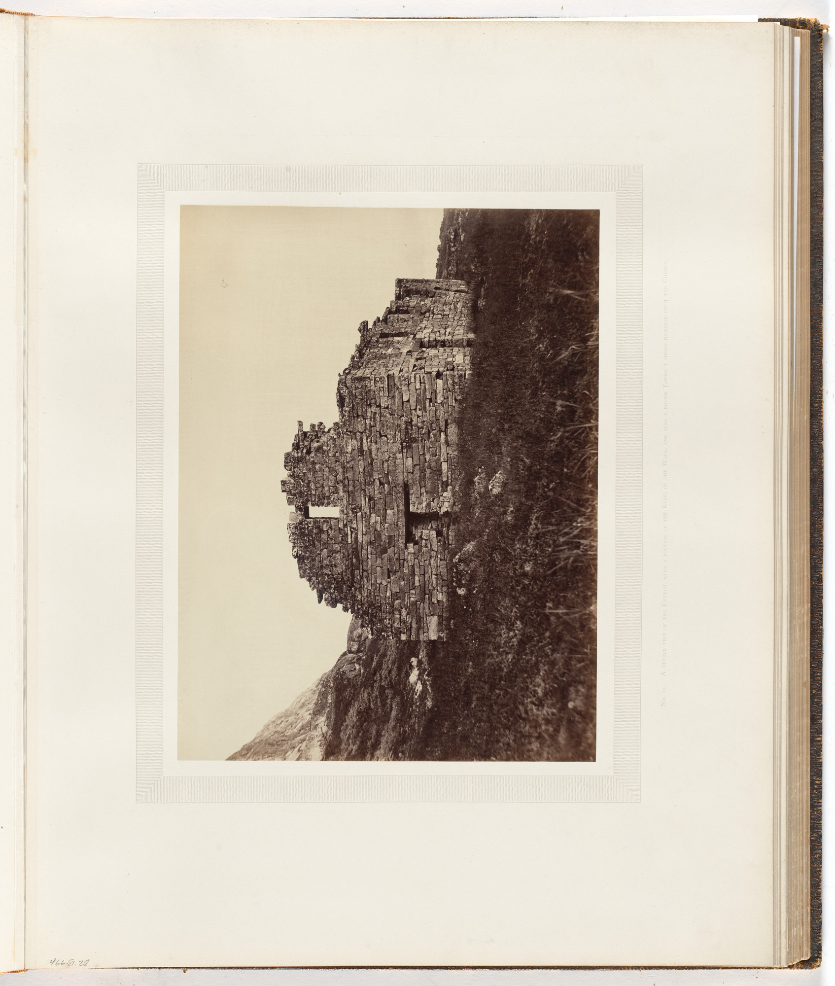George P. Critcherson, John L. Dunmore, William Bradford. “A nearer view of the church”