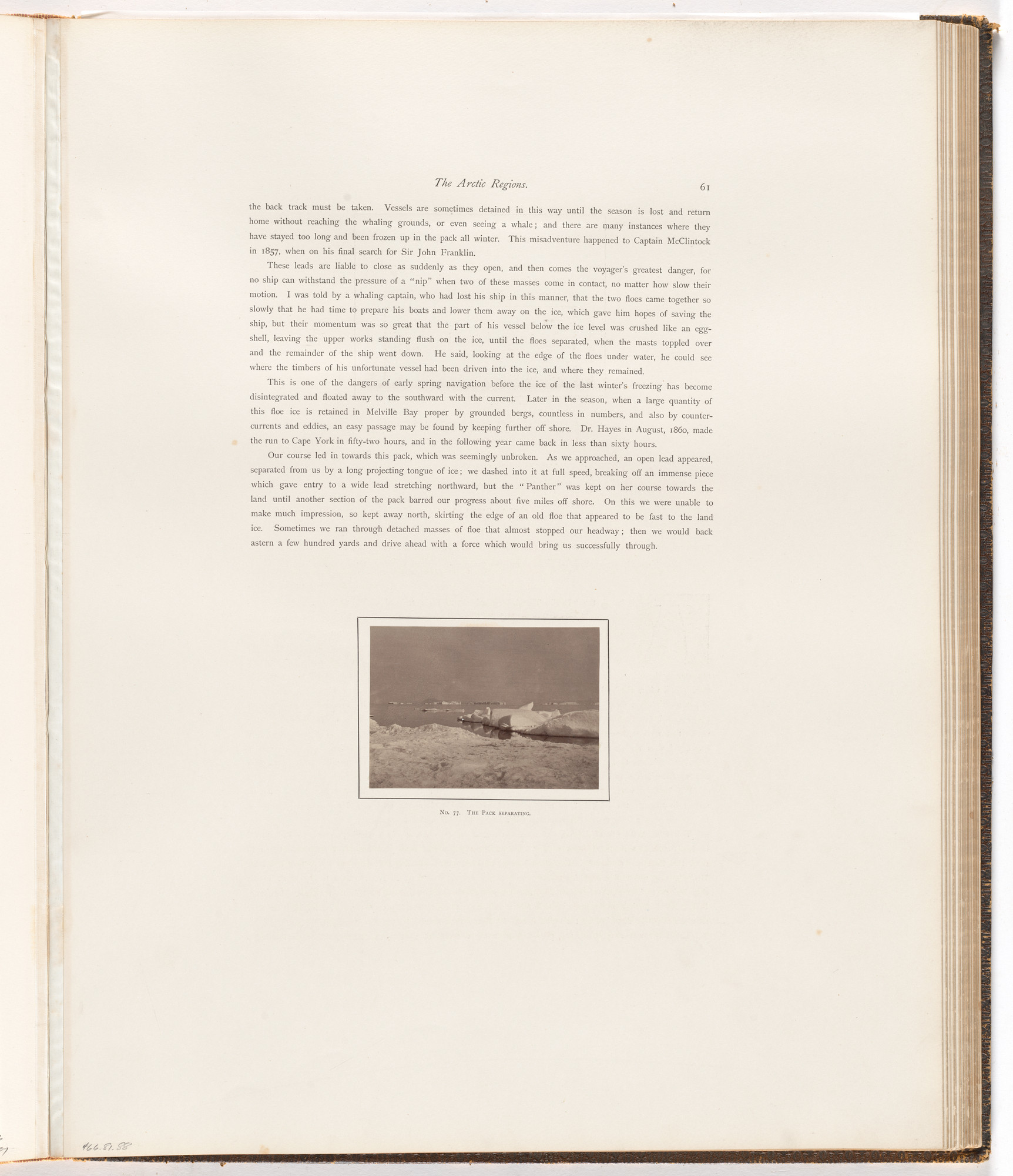 George P. Critcherson, John L. Dunmore, William Bradford. "The pack separating"