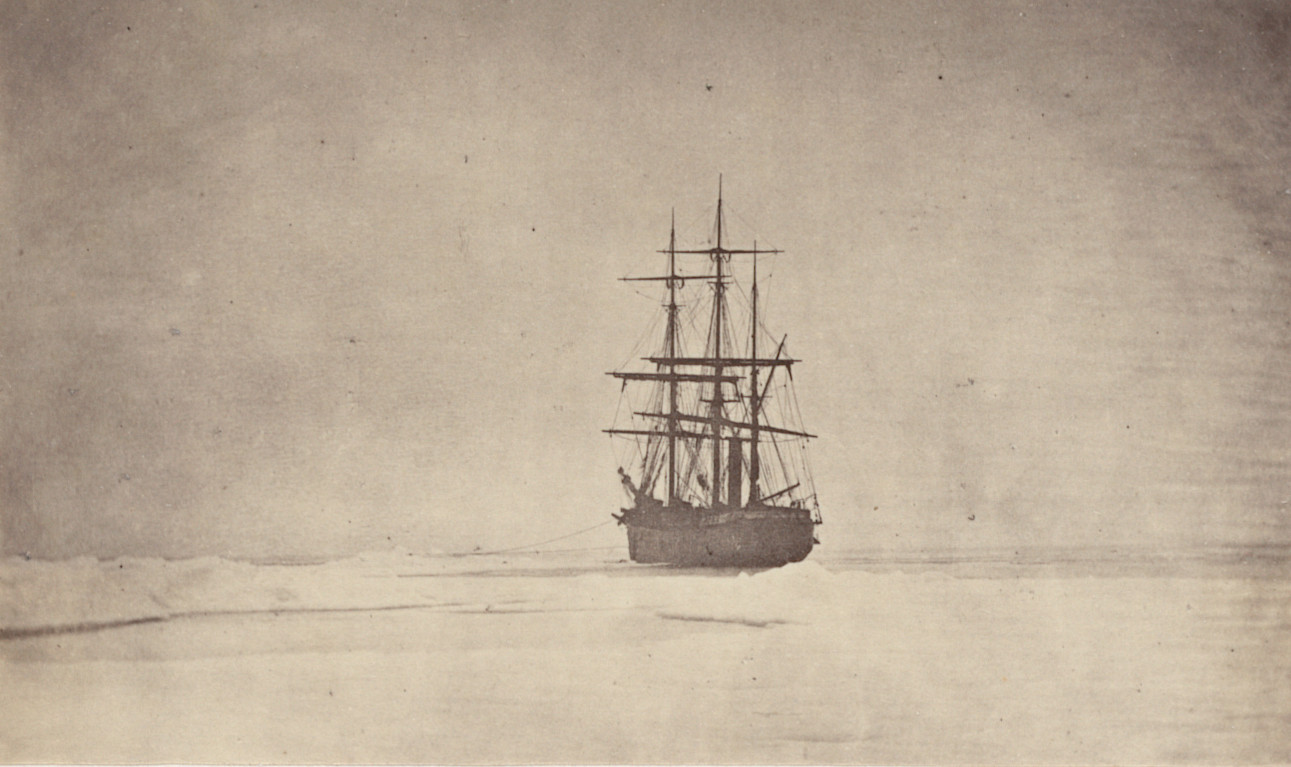 George P. Critcherson, John L. Dunmore, William Bradford. "The "Panther" moored to the heavy hummock ice"