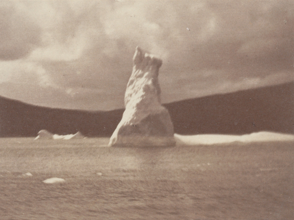 "An iceberg about one hundred feet high"