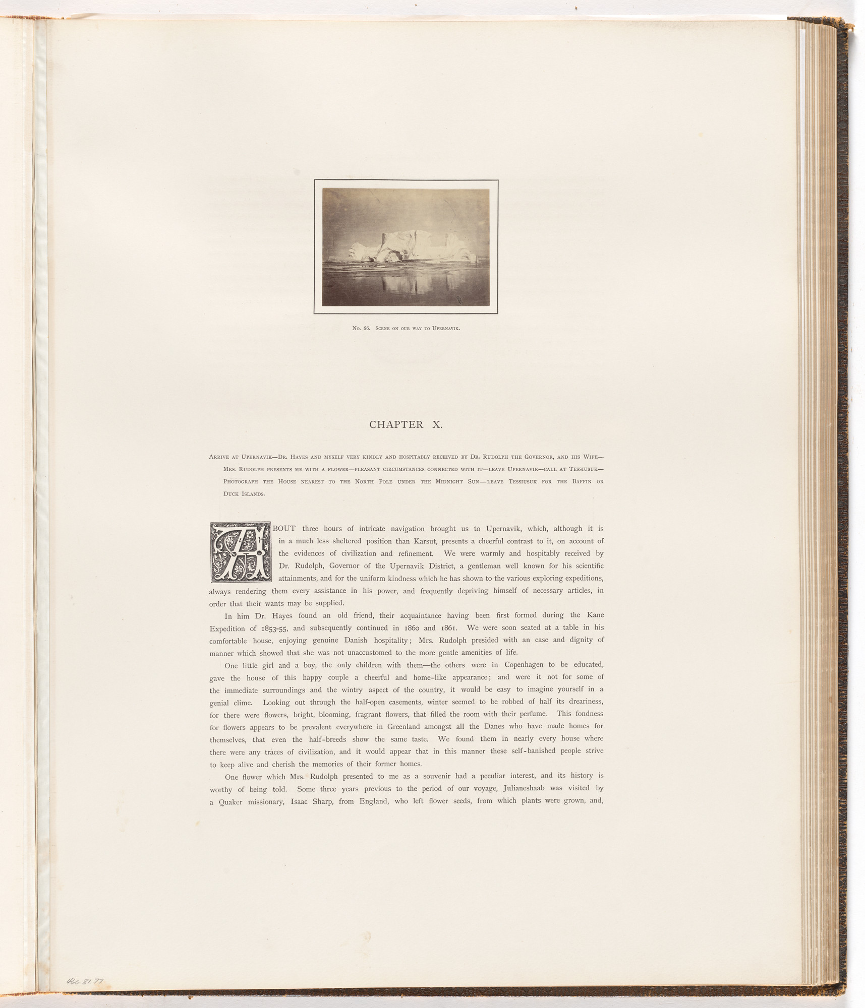 George P. Critcherson, John L. Dunmore, William Bradford. "Scene on our way to Upernavik"
