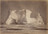 George P. Critcherson, John L. Dunmore, William Bradford. "Castle Berg in Melville Bay over two hundred feet high. The Figure, which is some seventy-five feet from the Base, gives an object to compare with the Berg. The Ice in the foreground is about eighteen inches in thickness.". 1869