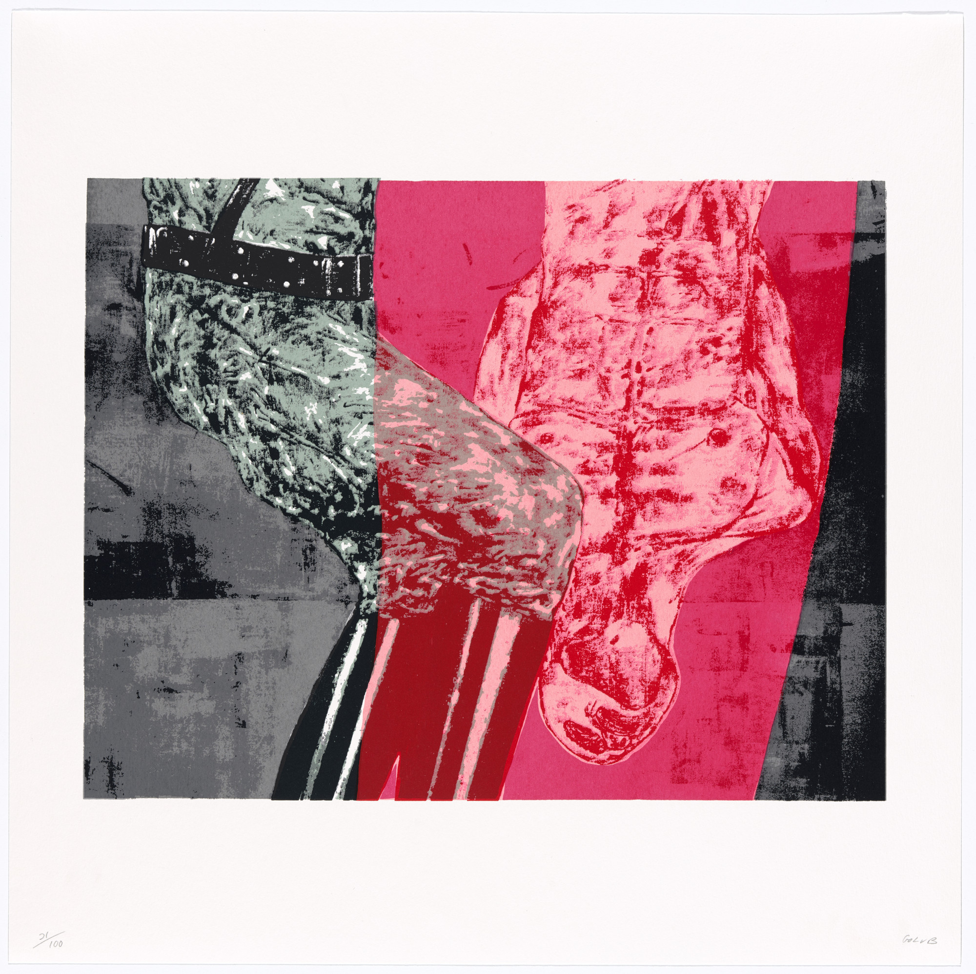 Leon Golub. Interrogation from 10: Artist as Catalyst