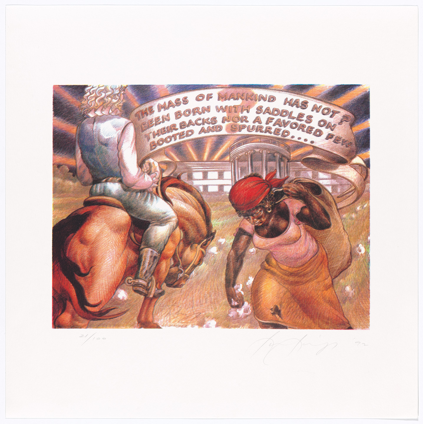 Luis Jimenez. The Mass of Mankind from 10: Artist as Catalyst. 1992