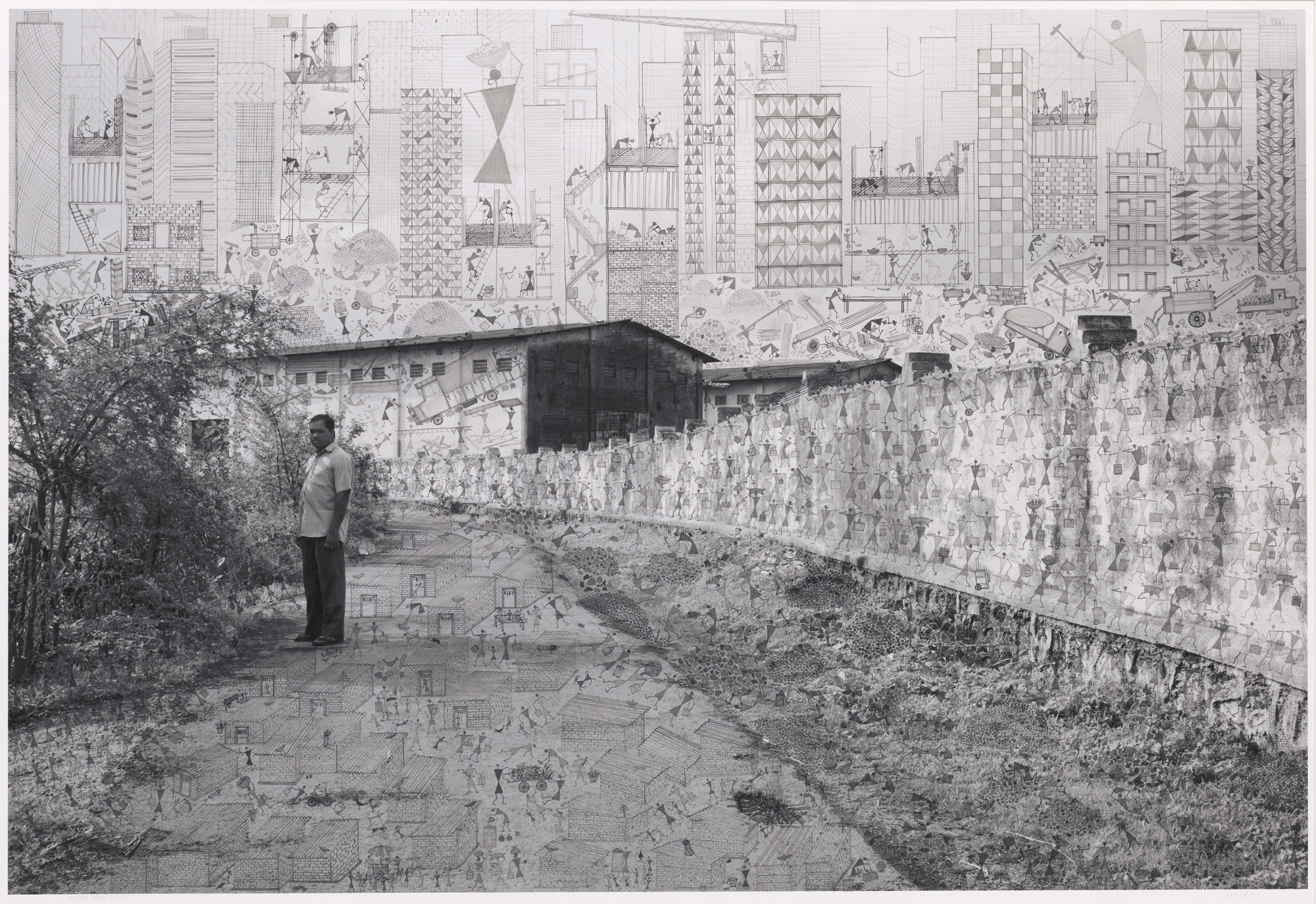 Gauri Gill, Rajesh Vangad. Building the City. 2016