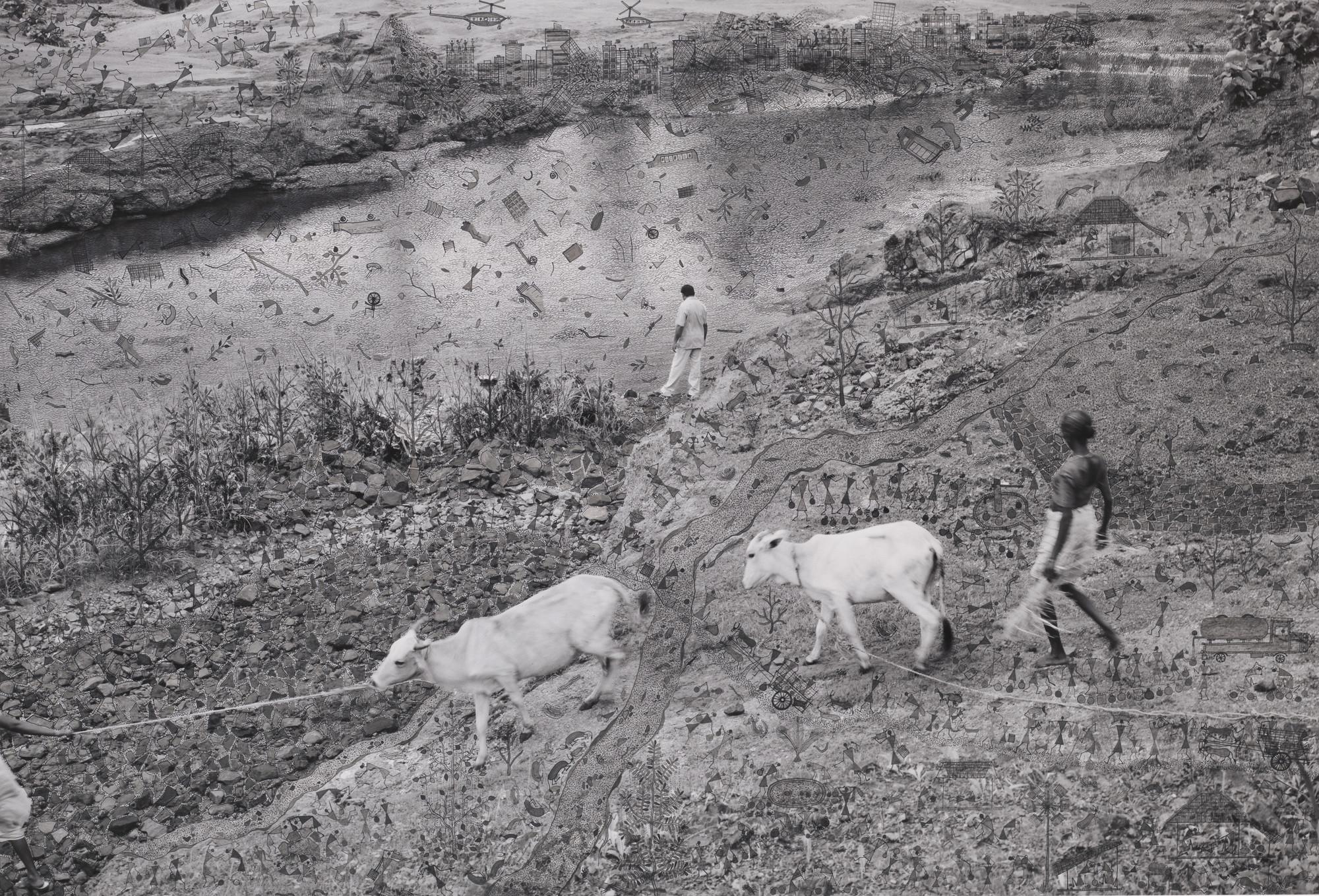 Gauri Gill, Rajesh Vangad. The Drought, The Flood. 2016