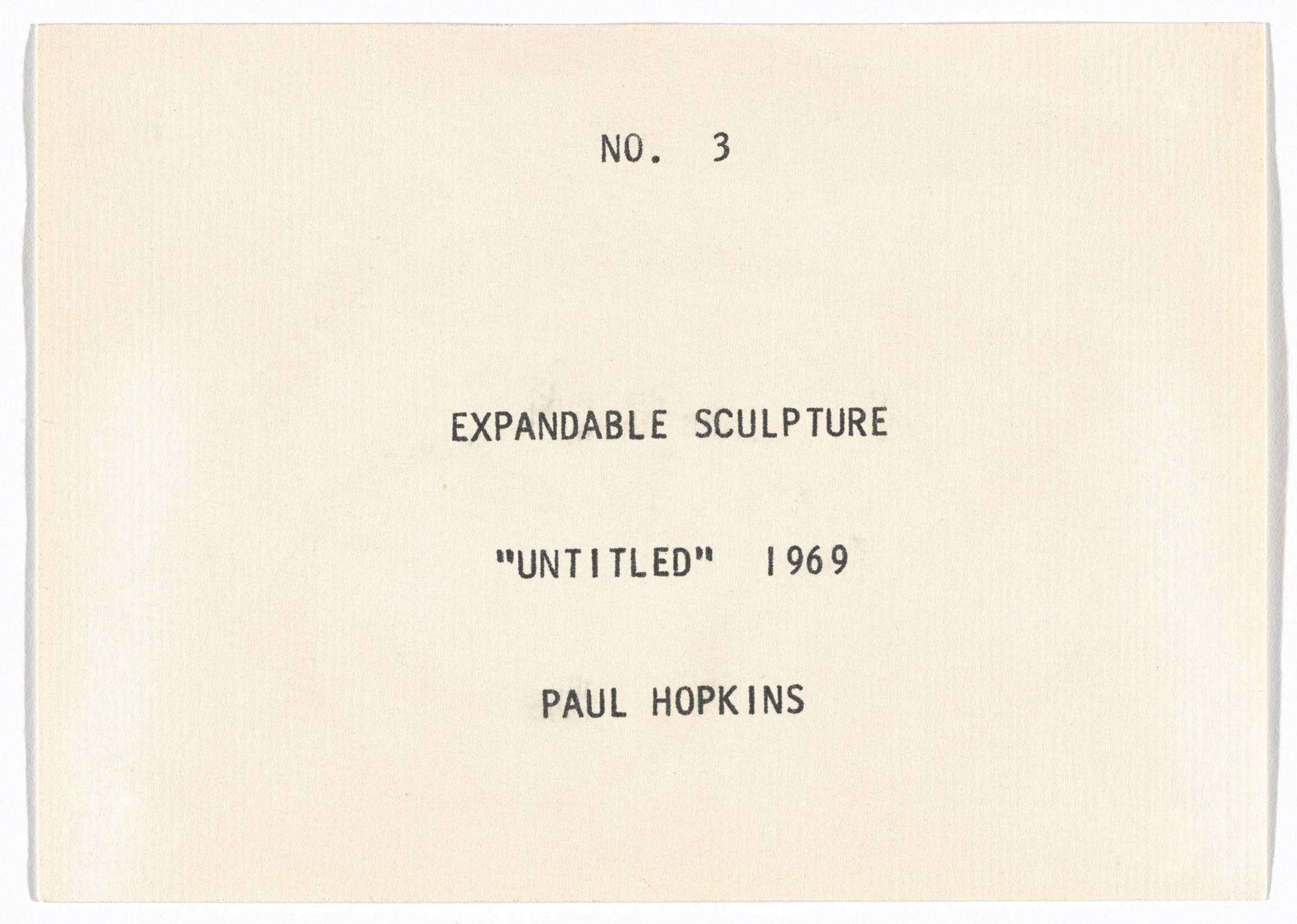 William Leavitt, Bas Jan Ader. Landslide, no. 3. 1969