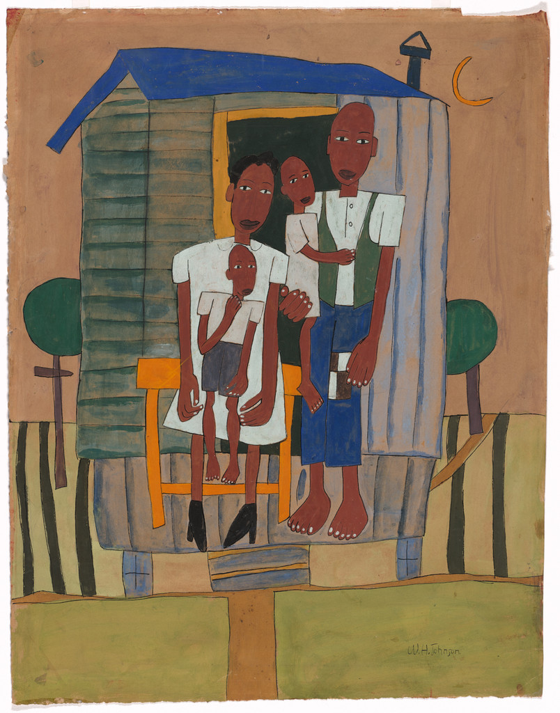 Homesteaders, William H. Johnson, c. 1942