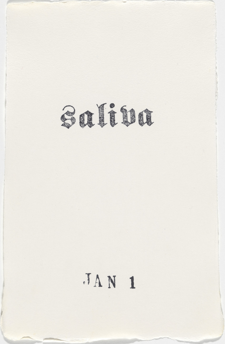 Kiki Smith. Untitled (Book of Hours). 1986–2003