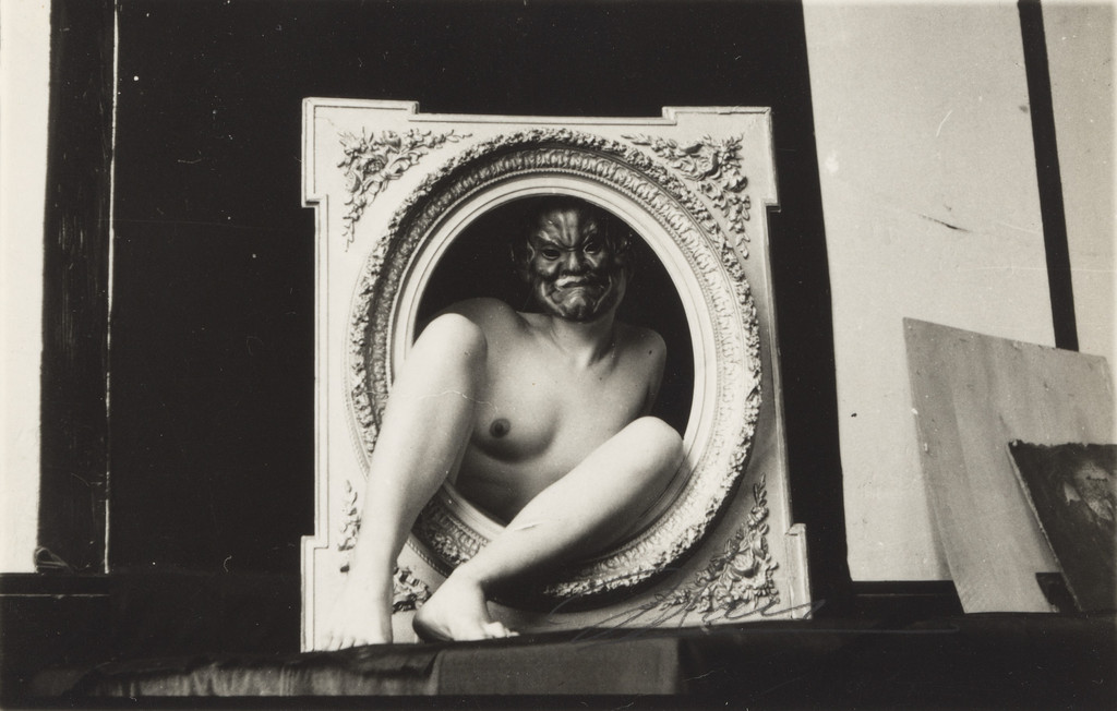 Attempting to Escape the Frame with Mask No. 3