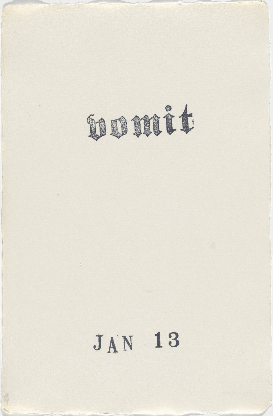 Kiki Smith. Untitled (Book of Hours). 1986–2003