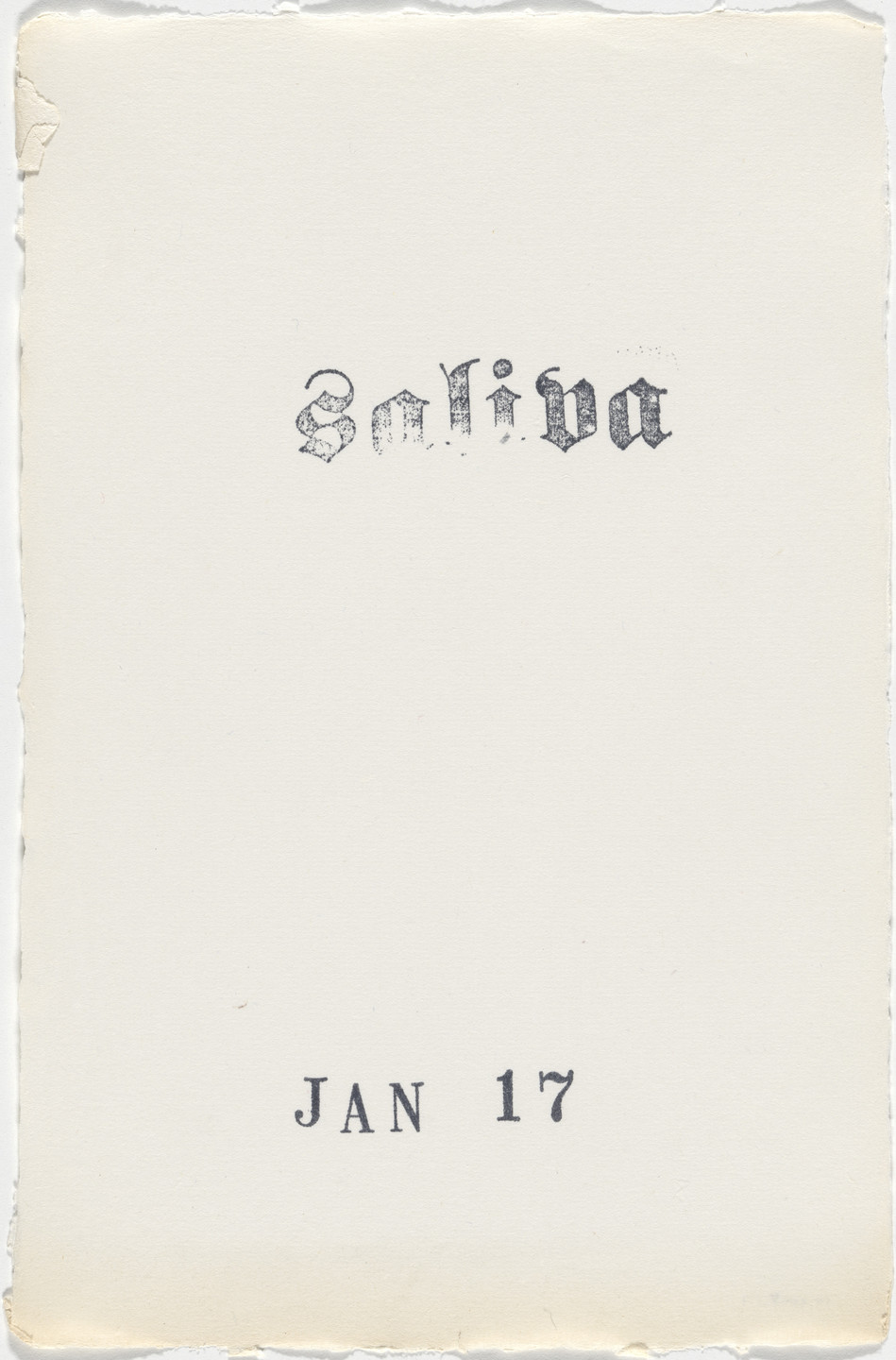 Kiki Smith. Untitled (Book of Hours). 1986–2003