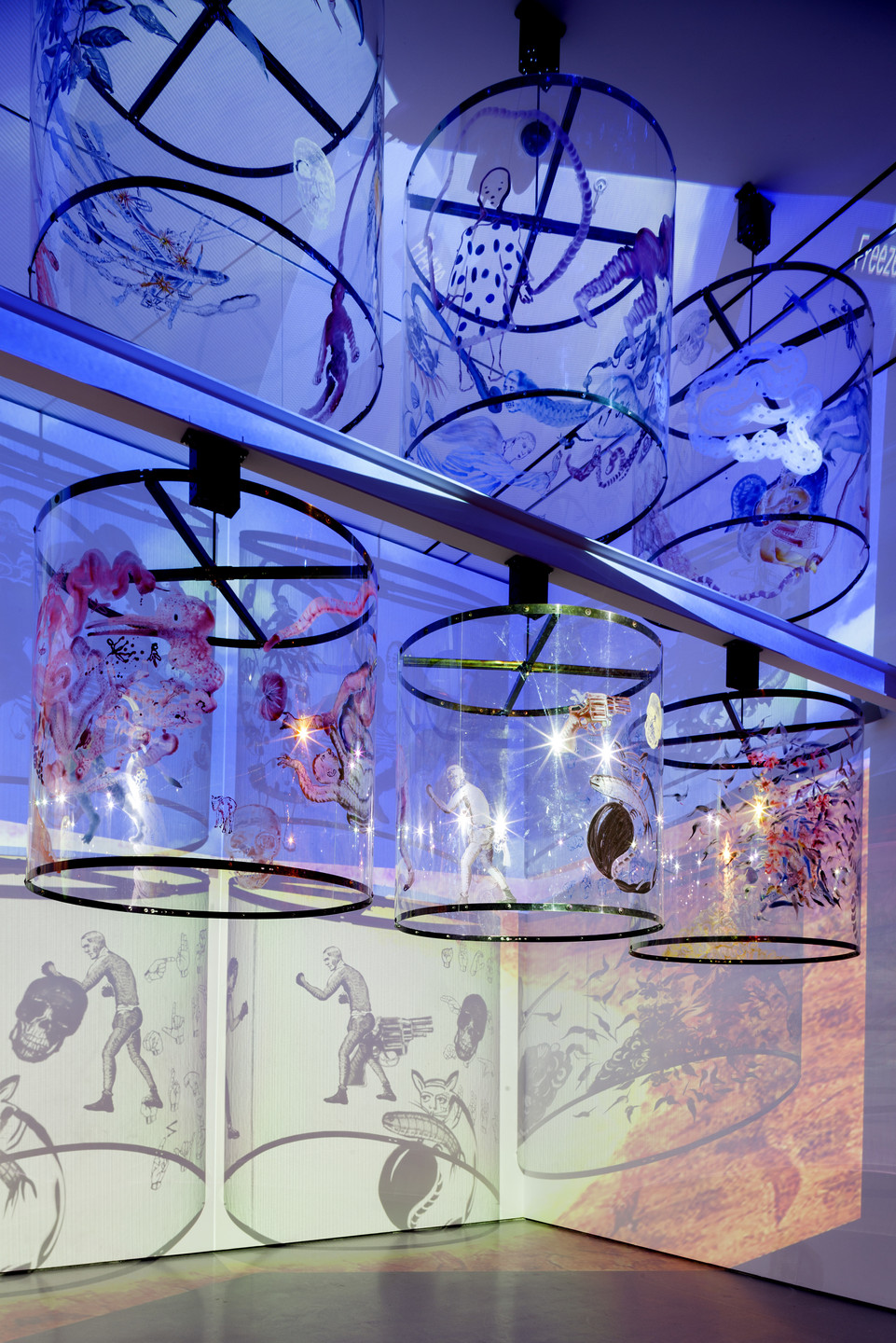 Nalini Malani. Gamepieces. 2003/2009
